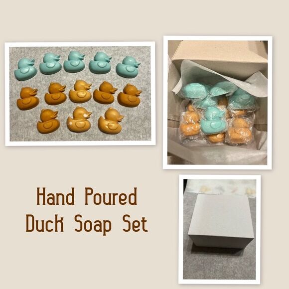 Hand Poured Duck Soap Set, Baby Buttermilk Soap Set - Picture 1 of 1